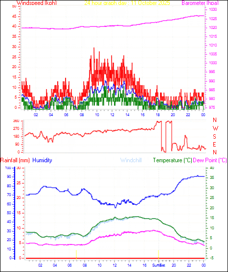 24 Hour Graph for Day 11